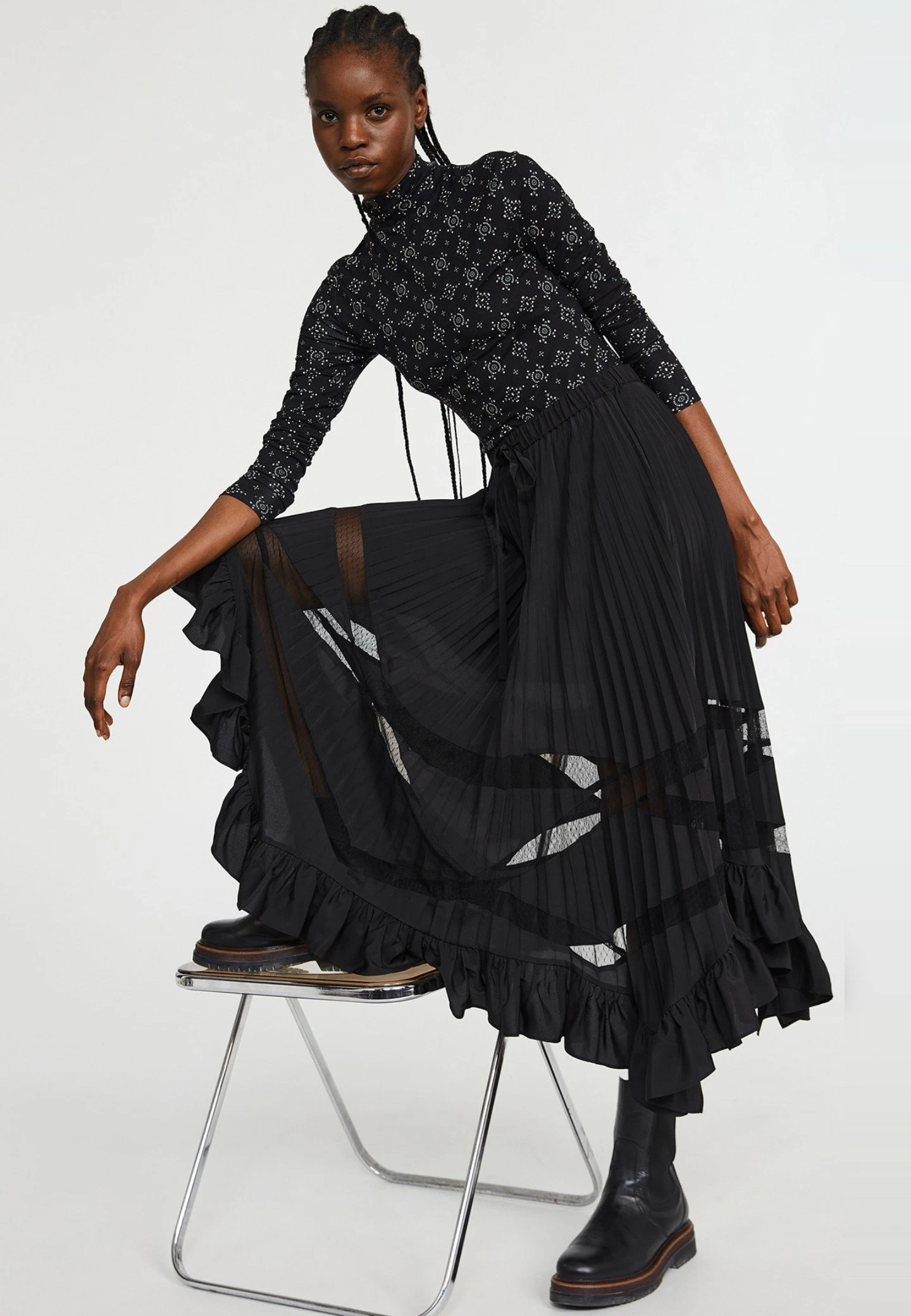 CLAUDIE PIERLOT Seloda - Jupe Crayon - Noir 11 CLAUDIE PIERLOT Seloda - Jupe Crayon - Noir – Image 9