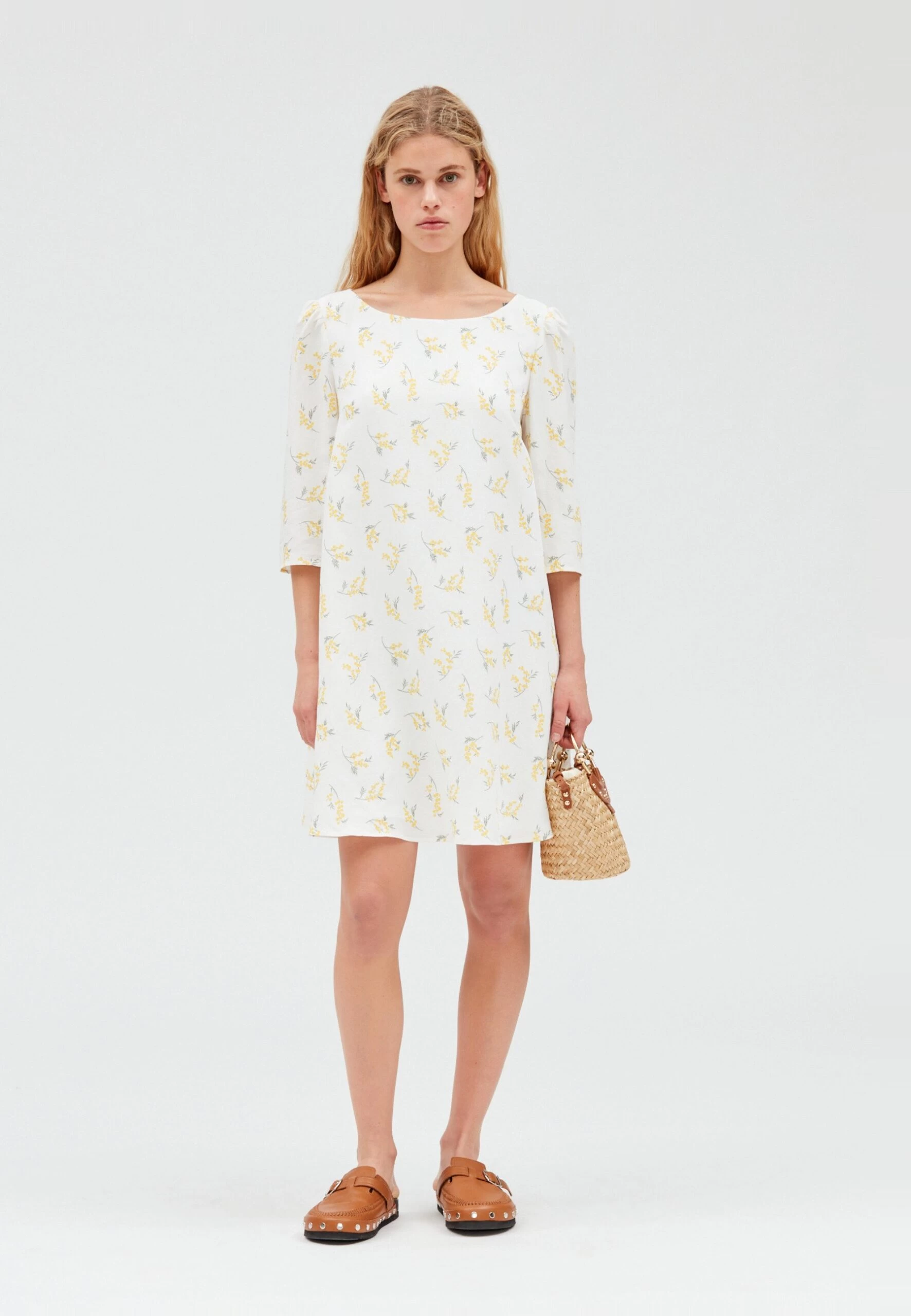 CLAUDIE PIERLOT Rififimimosa - Robe De Jour - Print Clair 3 CLAUDIE PIERLOT Rififimimosa - Robe De Jour - Print Clair