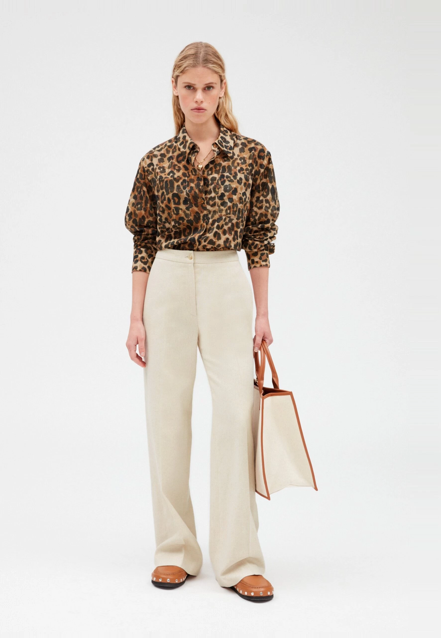 CLAUDIE PIERLOT Pistolin - Pantalon Classique - Lin 4 CLAUDIE PIERLOT Pistolin - Pantalon Classique - Lin – Image 2