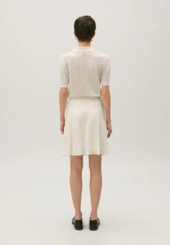 CLAUDIE PIERLOT Mymoney - Jupe Trapèze - Ecru -Claudie Pierlot Mode 07faceb418544654a5f91d292d17ea72