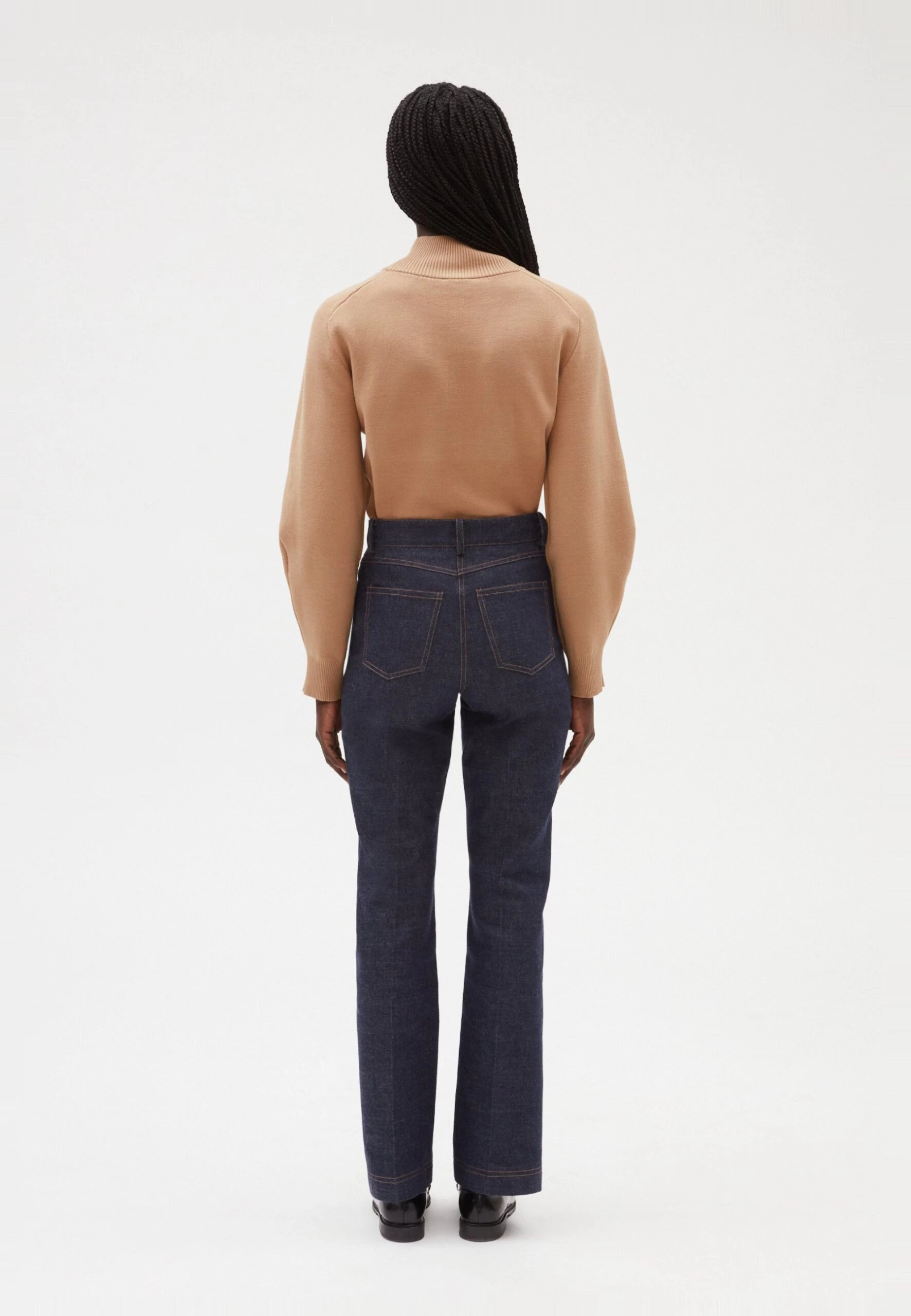 CLAUDIE PIERLOT Paolong - Jean Bootcut - Denim Brut 5 CLAUDIE PIERLOT Paolong - Jean Bootcut - Denim Brut – Image 3