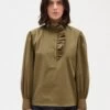 CLAUDIE PIERLOT Ben - Blouse - Lichen -Claudie Pierlot Mode 08f572d8419f4ad8b5270284b0eb28be