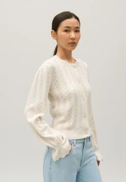 CLAUDIE PIERLOT Money - Gilet - Ecru -Claudie Pierlot Mode 095fcb5f68d148f6af05d3e07f34b9db