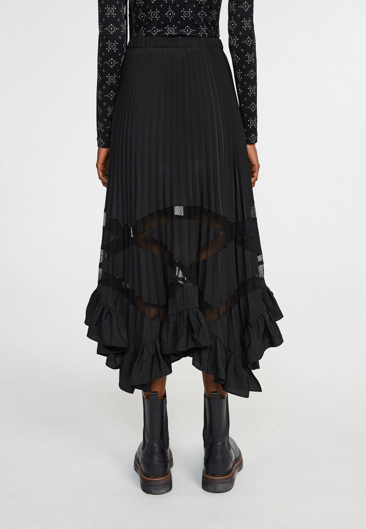 CLAUDIE PIERLOT Seloda - Jupe Crayon - Noir 8 CLAUDIE PIERLOT Seloda - Jupe Crayon - Noir – Image 6