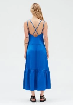 CLAUDIE PIERLOT Royasantorin - Robe Longue - Bleu Santorin -Claudie Pierlot Mode 0bdcb39dd1bc493881df3f30d96f2893
