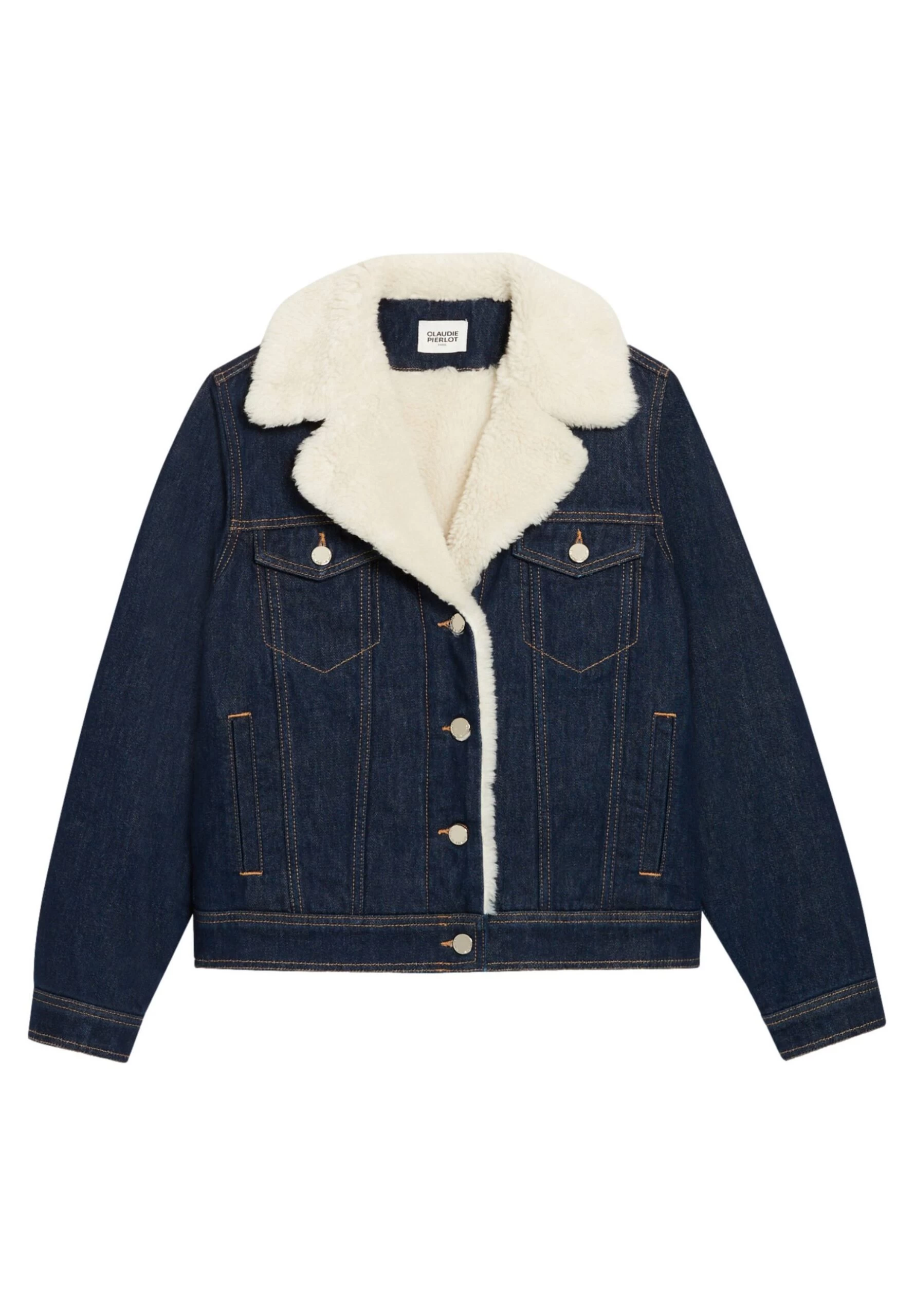 CLAUDIE PIERLOT Vague - Veste En Jean - Denim Brut 7 CLAUDIE PIERLOT Vague - Veste En Jean - Denim Brut â Image 5