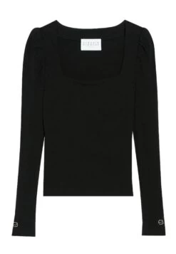 CLAUDIE PIERLOT Tumi - T-Shirt À Manches Longues - Noir 12 CLAUDIE PIERLOT Tumi - T-Shirt À Manches Longues - Noir -Claudie Pierlot Mode 106c7e69bc274a13bc1cccfc787b88ca