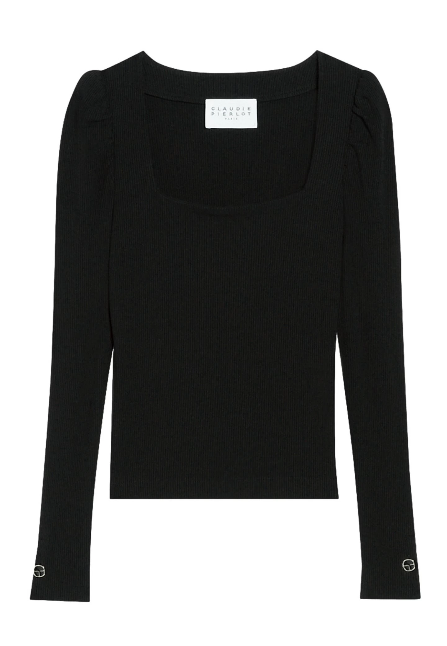 CLAUDIE PIERLOT Tumi - T-Shirt À Manches Longues - Noir 7 CLAUDIE PIERLOT Tumi - T-Shirt À Manches Longues - Noir – Image 5