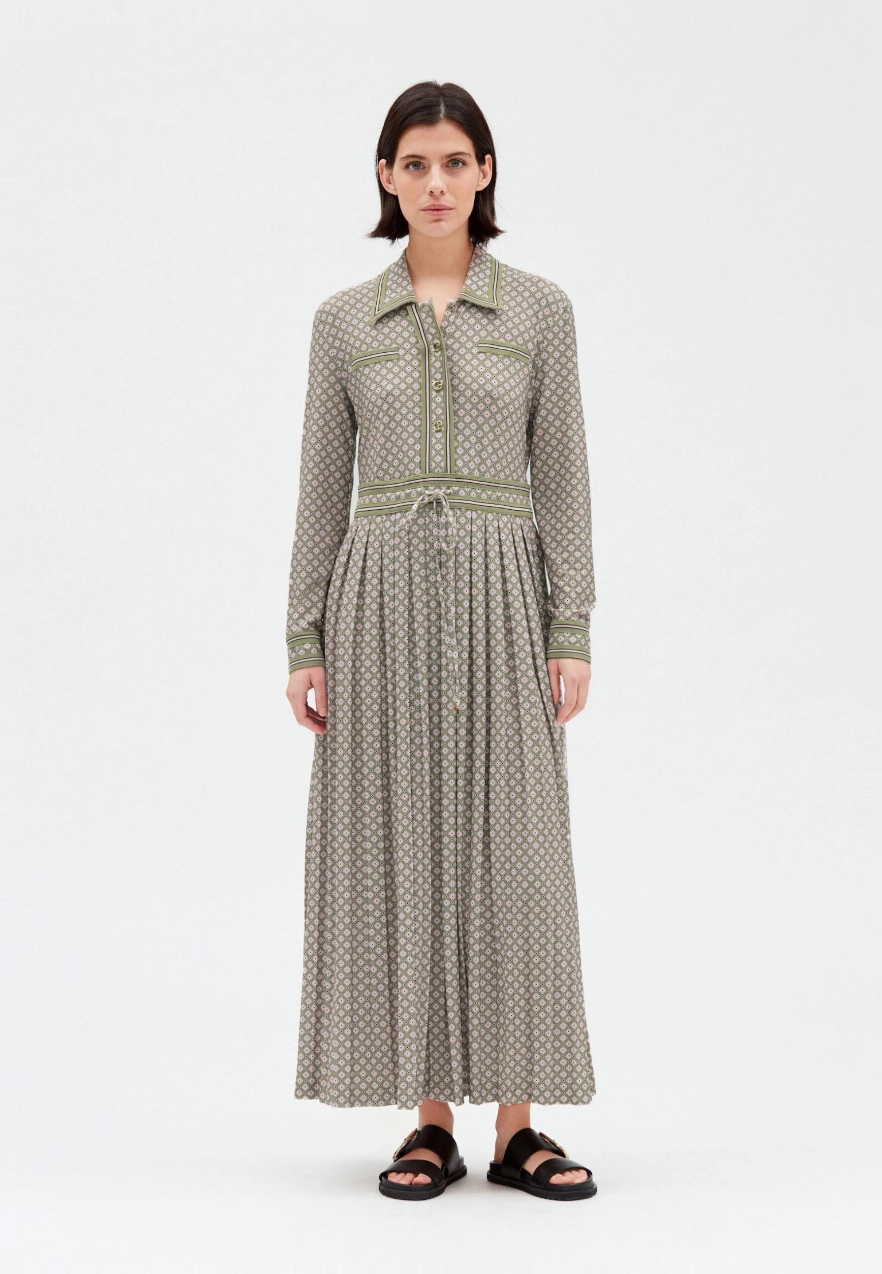 CLAUDIE PIERLOT Tanti - Robe Chemise - Print Clair 3 CLAUDIE PIERLOT Tanti - Robe Chemise - Print Clair