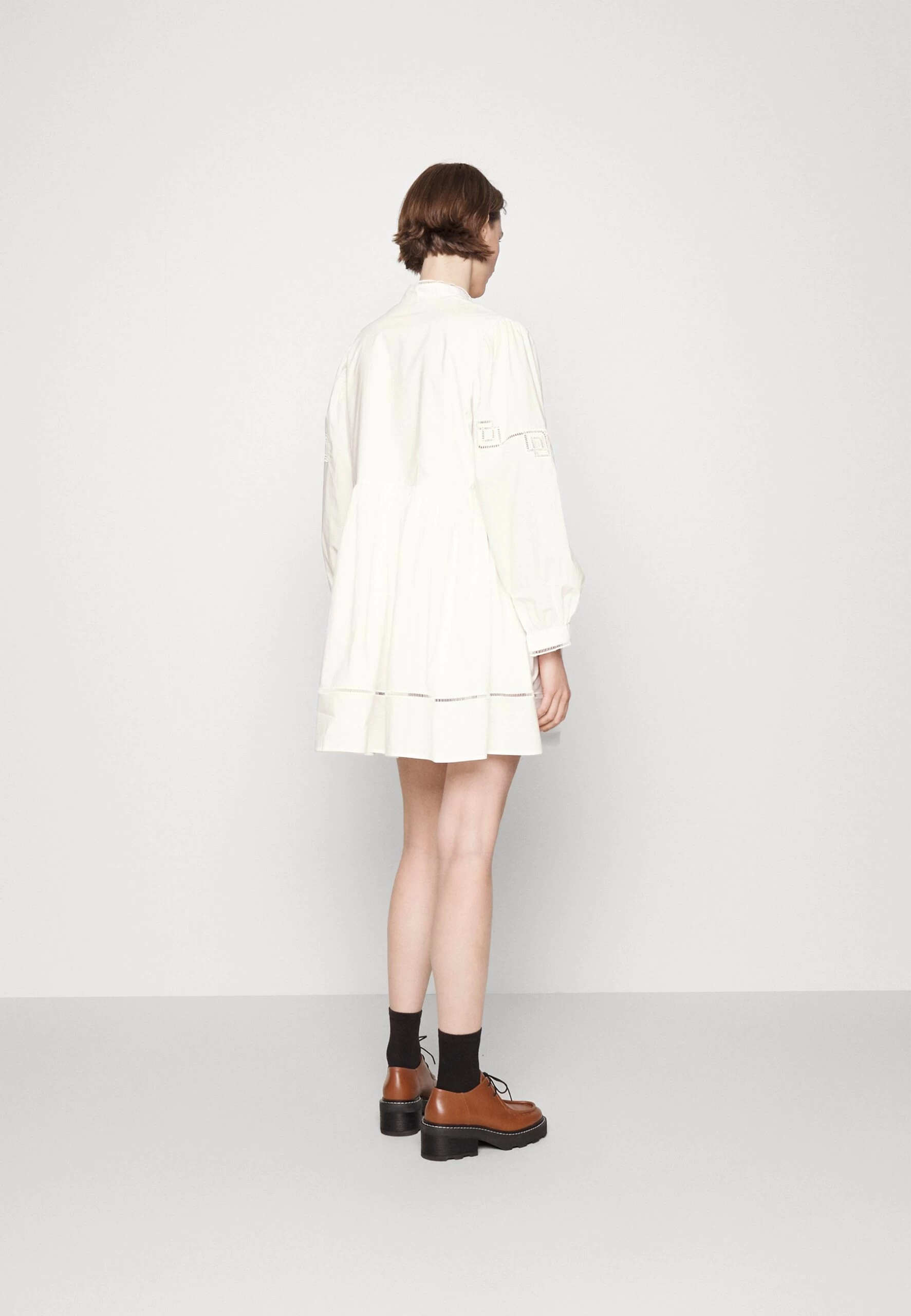 CLAUDIE PIERLOT Robe De Jour - Blanc 5 CLAUDIE PIERLOT Robe De Jour - Blanc – Image 3