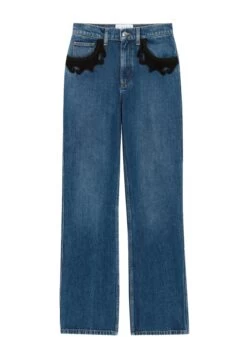 CLAUDIE PIERLOT Platine - Jean Droit - Denim Mid Blue -Claudie Pierlot Mode 129e65cd30dc4bea928778af2dd497ad