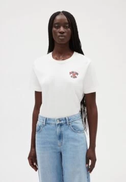CLAUDIE PIERLOT Tamour - T-Shirt Imprimé - Ecru -Claudie Pierlot Mode 163497ef73204617a2c4e995dd73c1eb