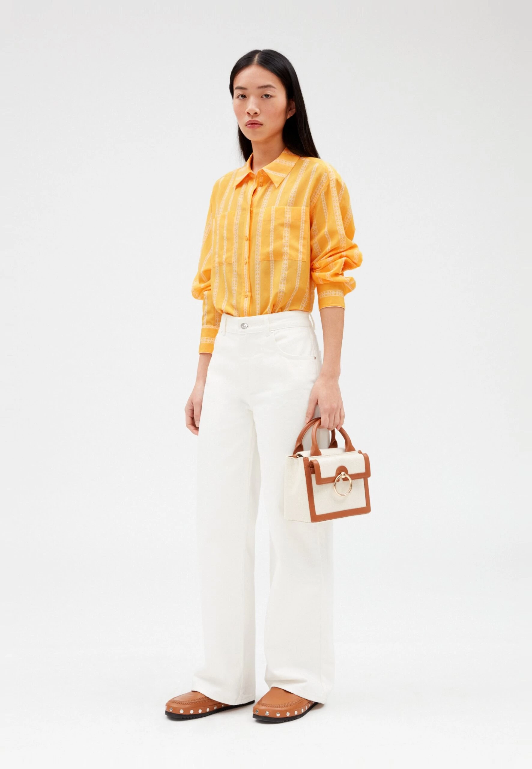 CLAUDIE PIERLOT Calisse - Chemisier - Bicolore 6 CLAUDIE PIERLOT Calisse - Chemisier - Bicolore – Image 4