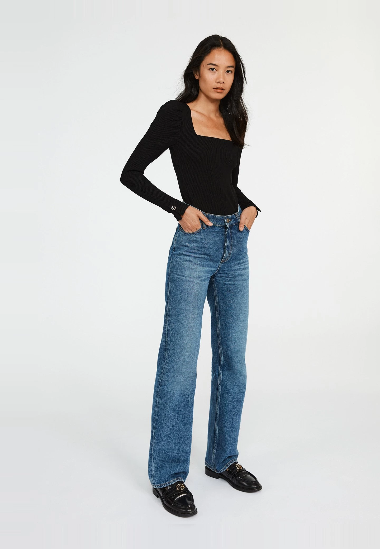 CLAUDIE PIERLOT Tumi - T-Shirt À Manches Longues - Noir 4 CLAUDIE PIERLOT Tumi - T-Shirt À Manches Longues - Noir – Image 2