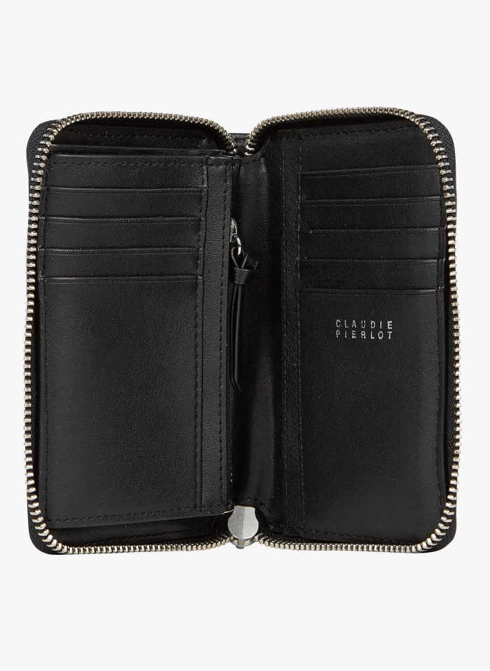 CLAUDIE PIERLOT ANSWERQUILT - Portefeuille En Cuir Matelassé | Noir 4 CLAUDIE PIERLOT ANSWERQUILT - Portefeuille En Cuir Matelassé | Noir – Image 2