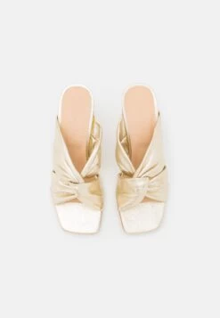 CLAUDIE PIERLOT Archipel - Mules À Talons - Or Pale -Claudie Pierlot Mode 23d19288bb594dc7881f26e7439fcdaf