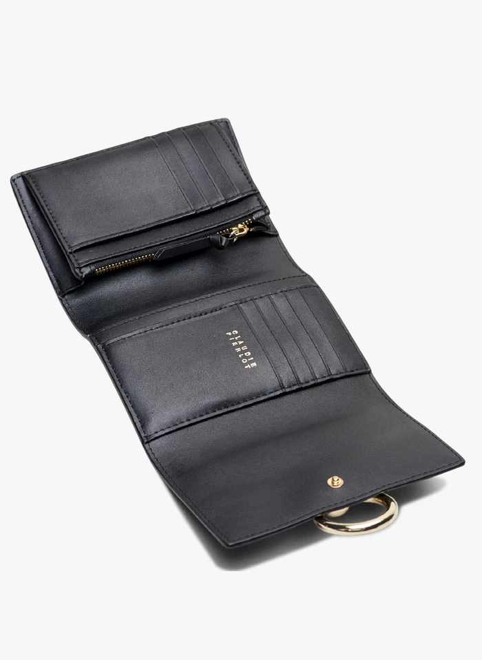 CLAUDIE PIERLOT AMARETTO - Porte-monnaie En Cuir | Noir 4 CLAUDIE PIERLOT AMARETTO - Porte-monnaie En Cuir | Noir – Image 2