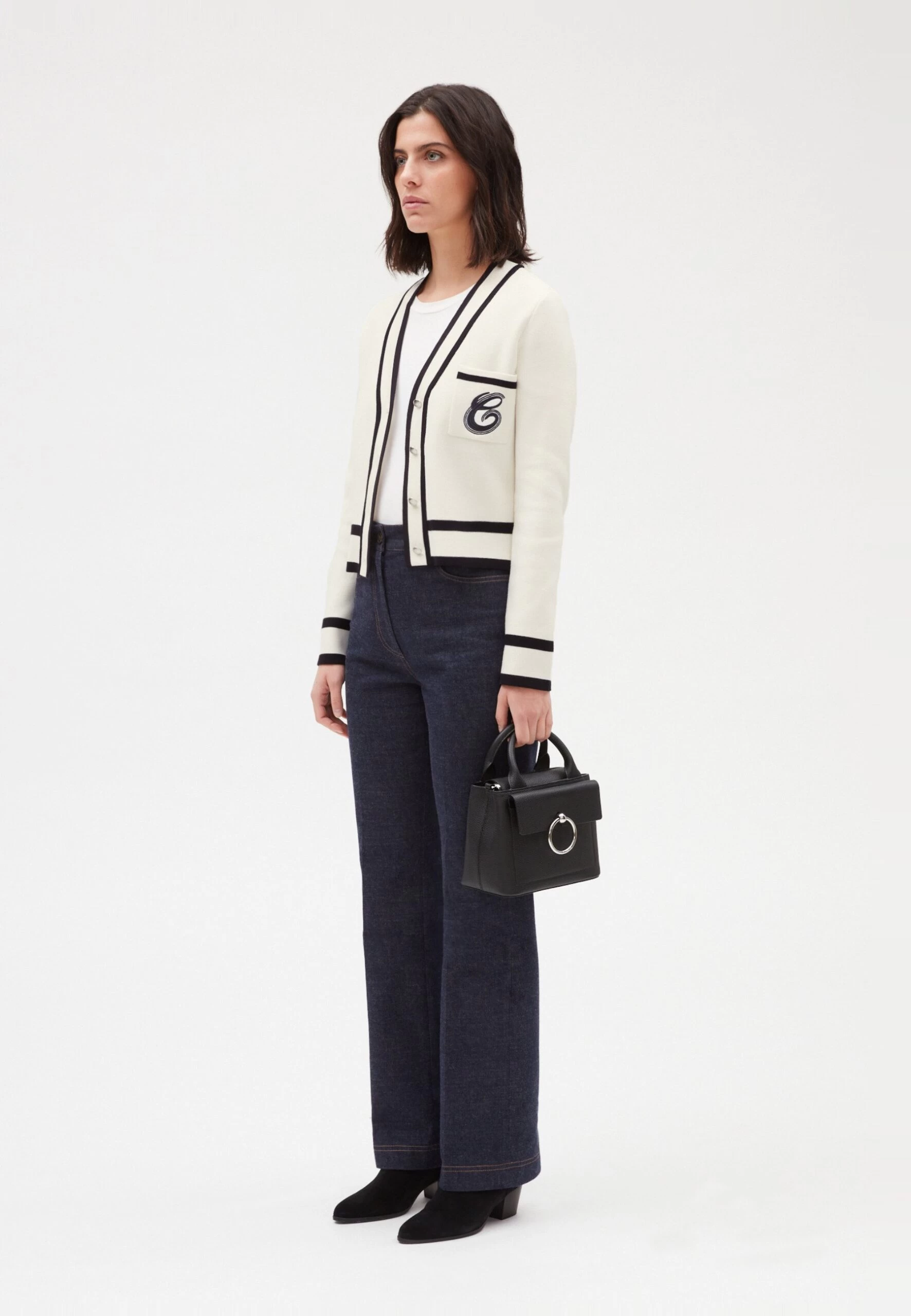 CLAUDIE PIERLOT Melusino - Gilet - Bicolore 6 CLAUDIE PIERLOT Melusino - Gilet - Bicolore – Image 4