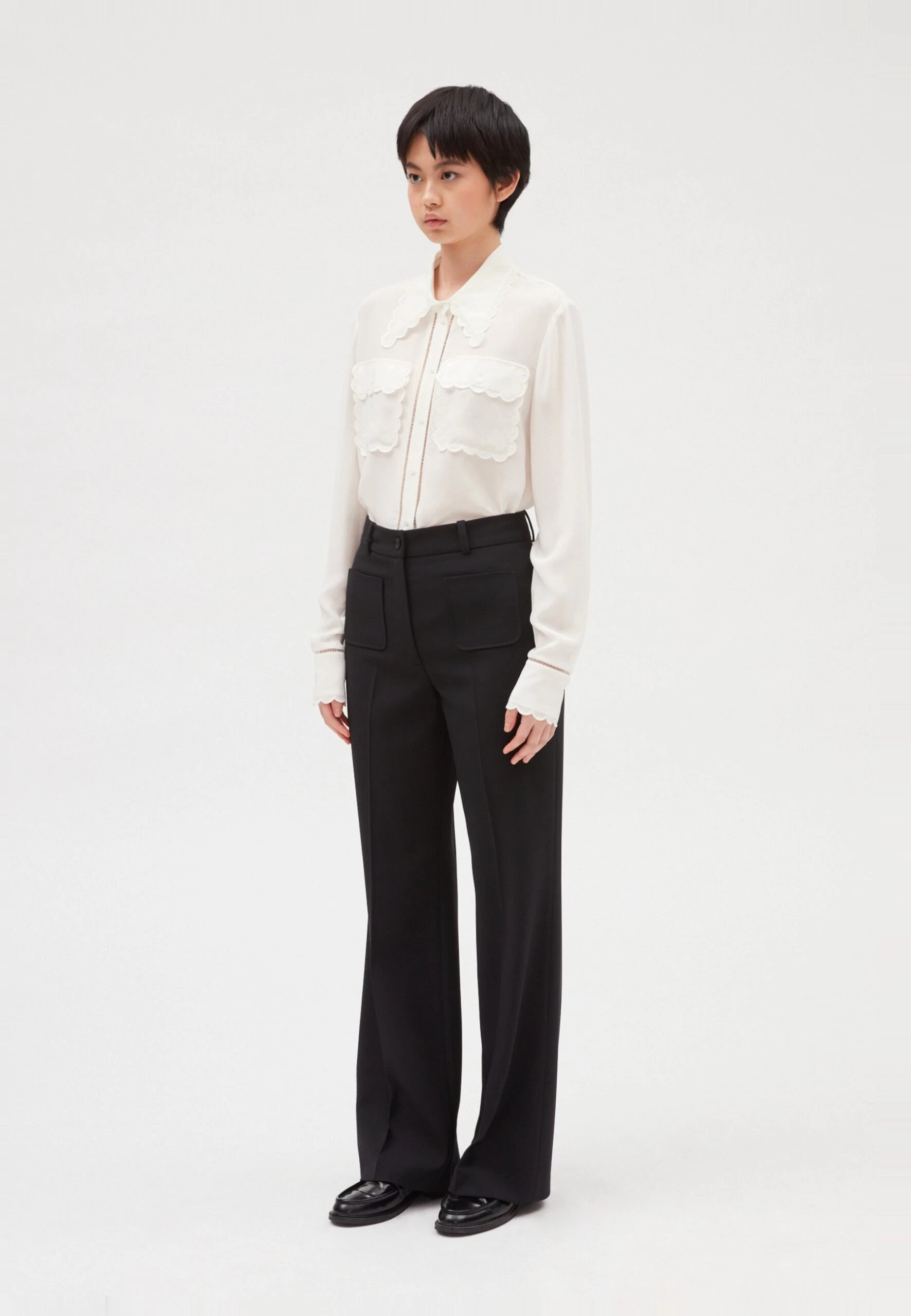 CLAUDIE PIERLOT Calling - Chemisier - Ecru 6 CLAUDIE PIERLOT Calling - Chemisier - Ecru – Image 4