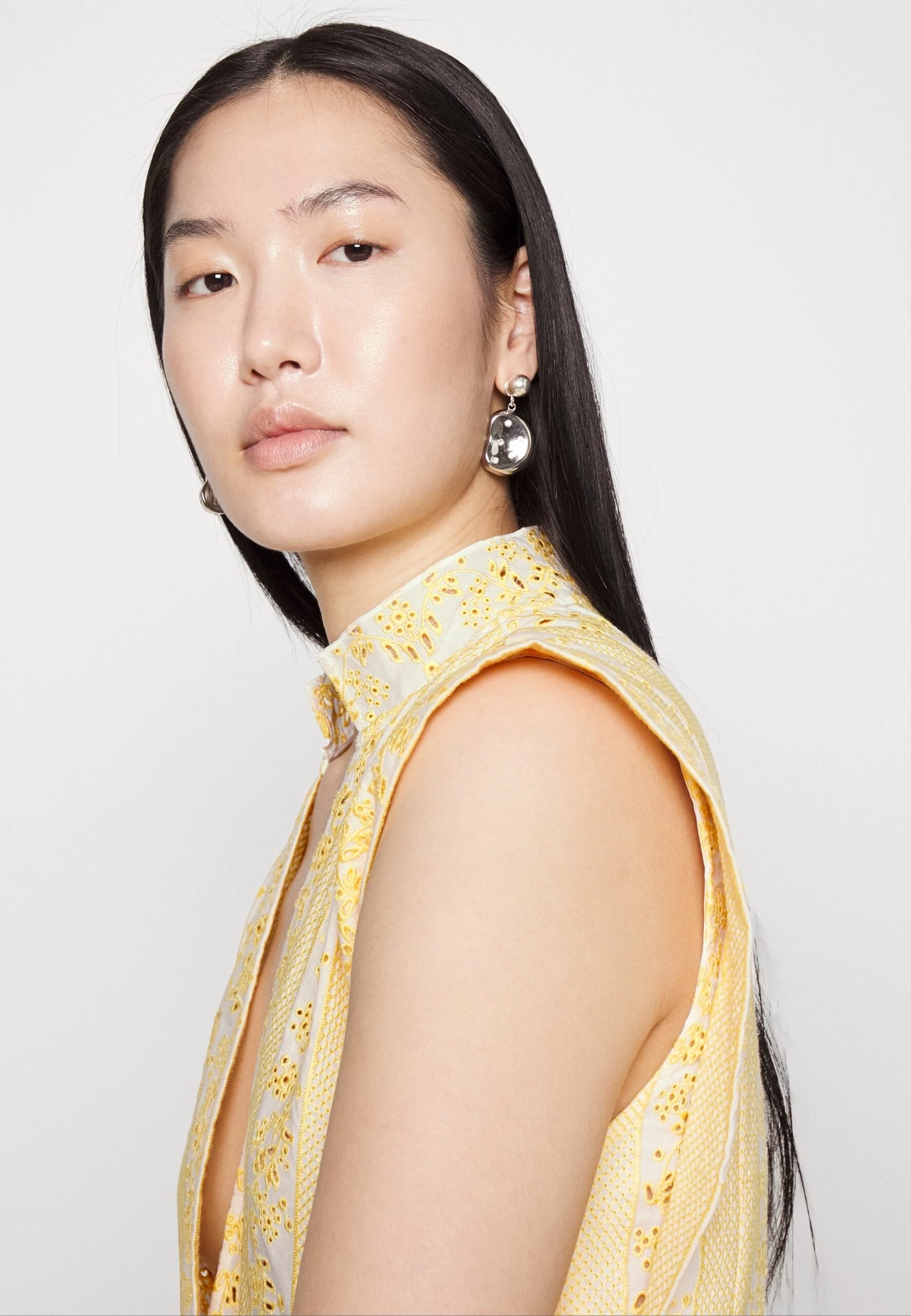 CLAUDIE PIERLOT Robe De Jour - Mimosa 6 CLAUDIE PIERLOT Robe De Jour - Mimosa – Image 4