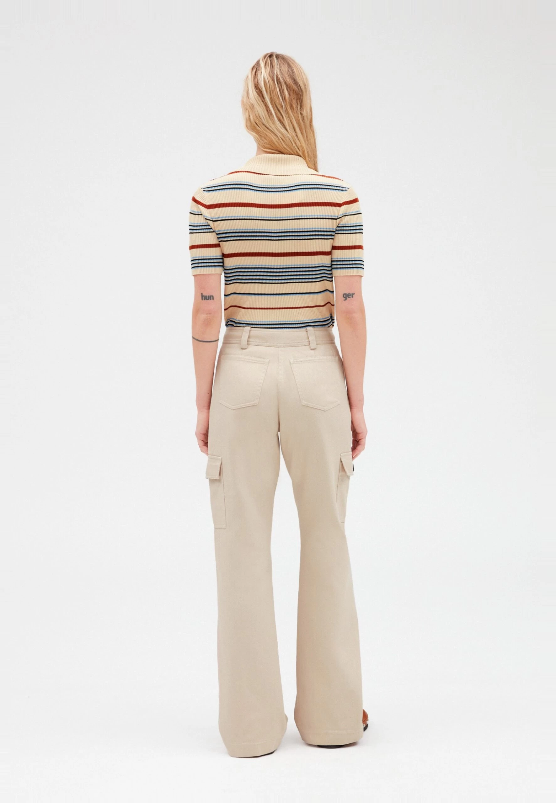 CLAUDIE PIERLOT Peter - Pantalon Classique - Mastic 5 CLAUDIE PIERLOT Peter - Pantalon Classique - Mastic – Image 3