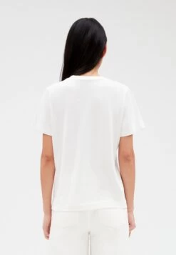 CLAUDIE PIERLOT Tim - T-Shirt Basique - Ecru 8 CLAUDIE PIERLOT Tim - T-Shirt Basique - Ecru -Claudie Pierlot Mode 2a6a213296da4fe3bbd46e474ac7e940
