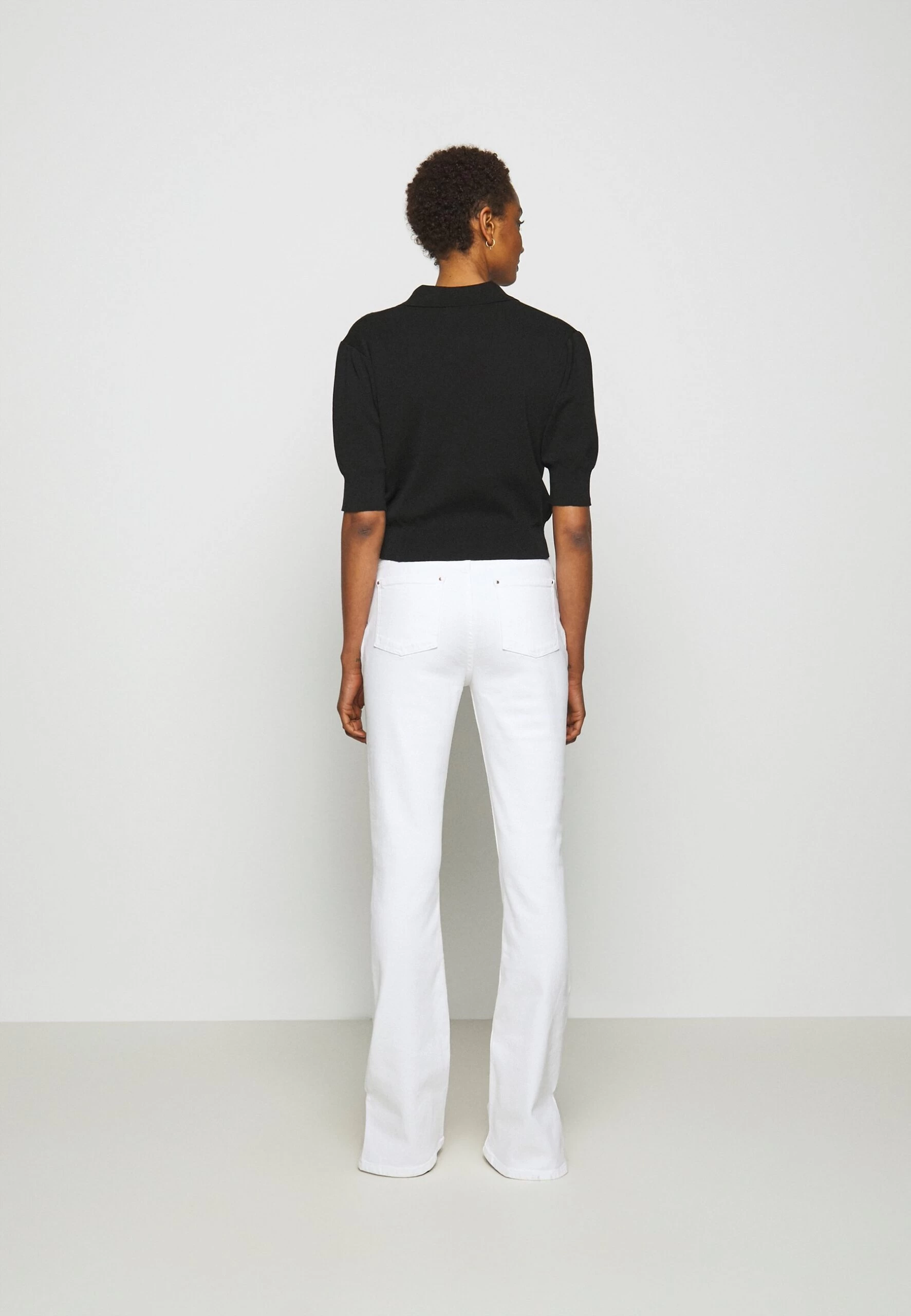 CLAUDIE PIERLOT Minima - Polo - Noir 5 CLAUDIE PIERLOT Minima - Polo - Noir â Image 3