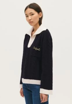 CLAUDIE PIERLOT Marylise - Polo - Bicolore -Claudie Pierlot Mode 2e26775a68664eb8b4be2c690a764f55