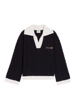 CLAUDIE PIERLOT Marylise - Polo - Bicolore -Claudie Pierlot Mode 2e340d18d1c24397a2bc6f5687d1ec02