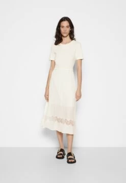 CLAUDIE PIERLOT Teli - Robe De Jour - Ivoire -Claudie Pierlot Mode 2fa0f09769af4a3f9a5f15751bab2f3c