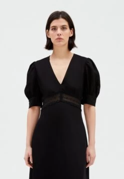CLAUDIE PIERLOT Rivage - Robe De Jour - Noir -Claudie Pierlot Mode 30d4b74ead5941f39d8b02a3ec6bc912