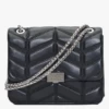 CLAUDIE PIERLOT ANGELANEWQUILT - Sac Chaîne En Cuir | Noir -Claudie Pierlot Mode 3243792