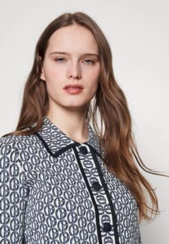 CLAUDIE PIERLOT Micbis - Gilet - White/Blue -Claudie Pierlot Mode 34101822824a4a738e9c1be0a8b9bcf4