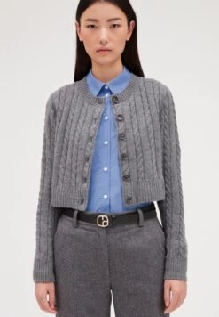 CLAUDIE PIERLOT Mitan - Gilet - Gris Chine 11 CLAUDIE PIERLOT Mitan - Gilet - Gris Chine -Claudie Pierlot Mode 3431c79c11cf468bbf8b01e014057227