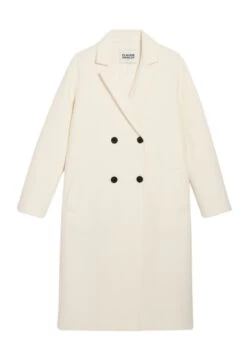 CLAUDIE PIERLOT Galantbis - Manteau Classique - Ecru -Claudie Pierlot Mode 359774279ae94855ab62372a5831ea5c