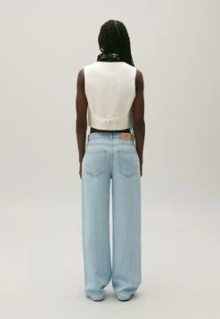 CLAUDIE PIERLOT Platana - Jean Flare - Denim Clair -Claudie Pierlot Mode 35c6c5c1f5ce4624b6ae9abed58a98ed