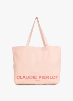 CLAUDIE PIERLOT ATOTEBAG - Sac Cabas En Coton Recyclé | Rose