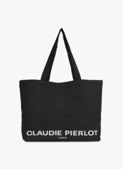 CLAUDIE PIERLOT ATOTEBAG - Sac Cabas En Coton Recyclé | Noir