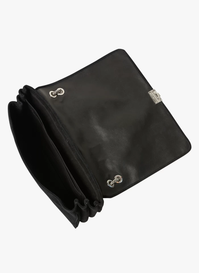 CLAUDIE PIERLOT ANGELOLARGENEWSTITCHING - Sac Porté épaule En Cuir | Noir 5 CLAUDIE PIERLOT ANGELOLARGENEWSTITCHING - Sac Porté épaule En Cuir | Noir – Image 3