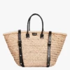 CLAUDIE PIERLOT APANIERSHEARLING - Sac Panier Tressé | Noir -Claudie Pierlot Mode 3970886