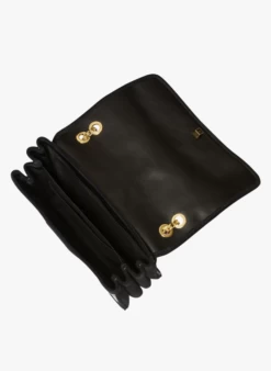 CLAUDIE PIERLOT ANGELOCP - Sac Porté épaule En Cuir | Noir -Claudie Pierlot Mode 3984982
