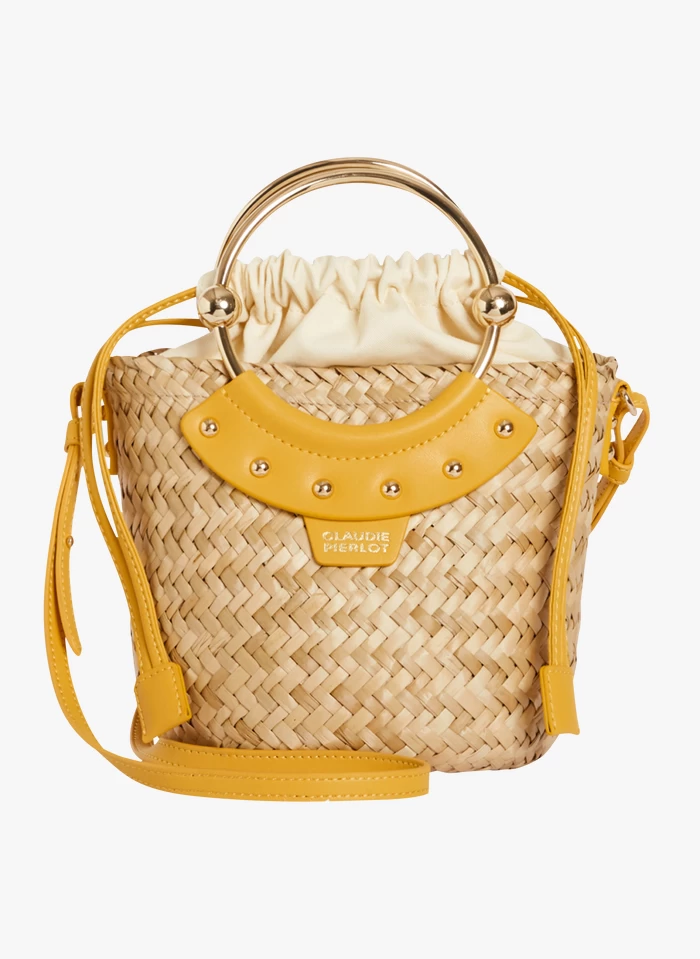 CLAUDIE PIERLOT ABEILLE - Sac Panier En Paille | Multicolore 3 CLAUDIE PIERLOT ABEILLE - Sac Panier En Paille | Multicolore