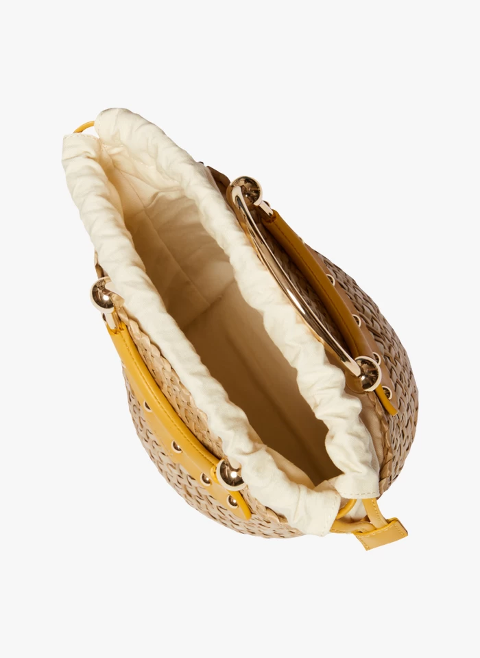 CLAUDIE PIERLOT ABEILLE - Sac Panier En Paille | Multicolore 5 CLAUDIE PIERLOT ABEILLE - Sac Panier En Paille | Multicolore – Image 3