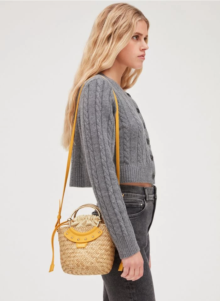 CLAUDIE PIERLOT ABEILLE - Sac Panier En Paille | Multicolore 4 CLAUDIE PIERLOT ABEILLE - Sac Panier En Paille | Multicolore – Image 2
