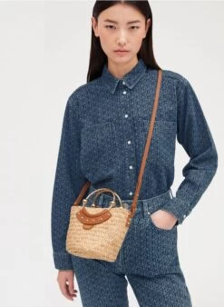 CLAUDIE PIERLOT ABEILLE - Sac Panier En Paille | Marron 5 CLAUDIE PIERLOT ABEILLE - Sac Panier En Paille | Marron -Claudie Pierlot Mode 3985052
