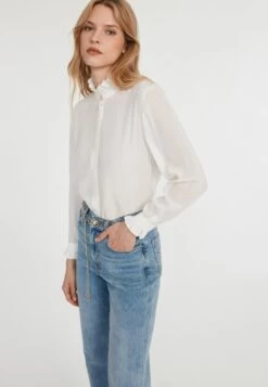 CLAUDIE PIERLOT Chabinebis - Chemisier - Craie -Claudie Pierlot Mode 3b0435fc040e45609b061f6a0a44714b