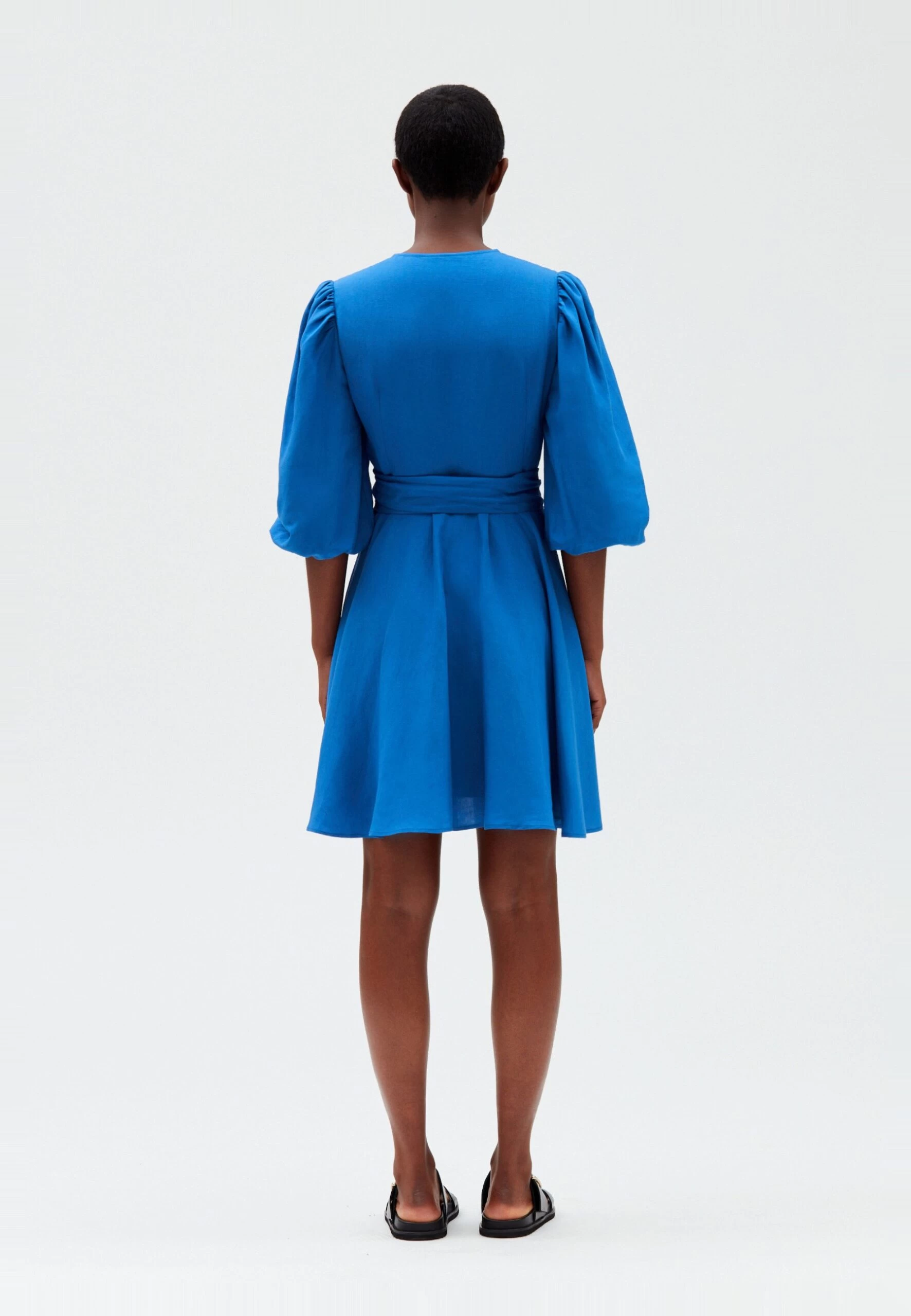 CLAUDIE PIERLOT Robe De Jour - Bleu Santorin 5 CLAUDIE PIERLOT Robe De Jour - Bleu Santorin – Image 3