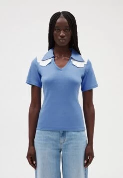 CLAUDIE PIERLOT Tavi - Polo - Bleu