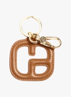 CLAUDIE PIERLOT APORTECLESCP - Porte-clés Monogramme En Cuir | Marron