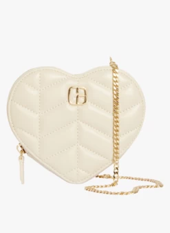 CLAUDIE PIERLOT AMOUR - Sac Forme Coeur En Cuir | Beige